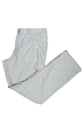 Columbia Cloverdale Pants Hiking Omni Shield Nylon Khaki Size 16 Regular